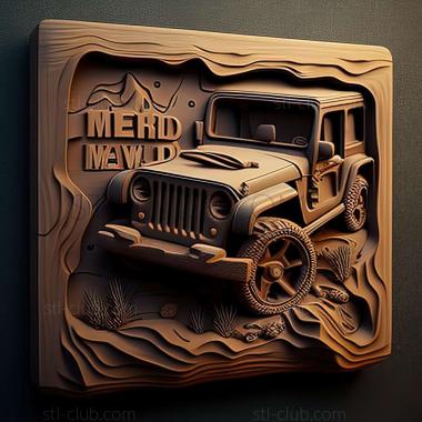 3D модель Jeep Wrangler (STL)